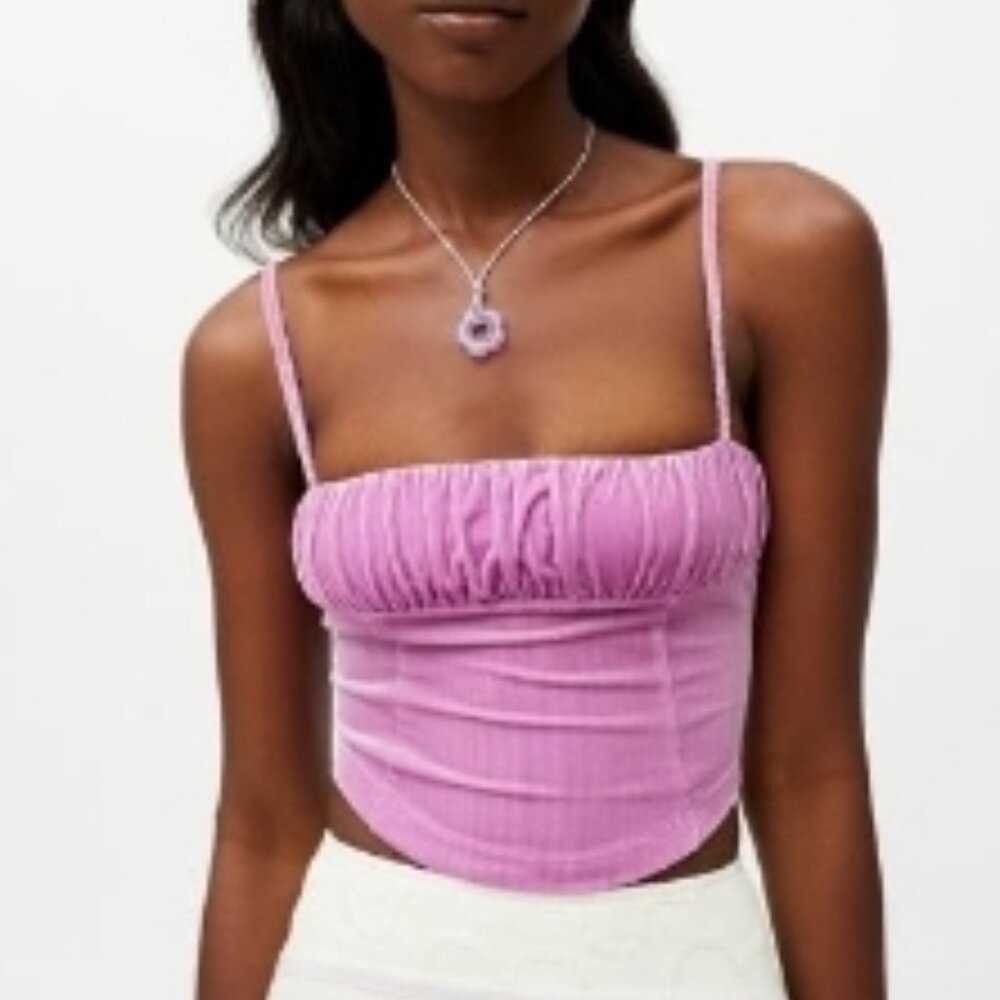 NWT UO Eden Runched Cami